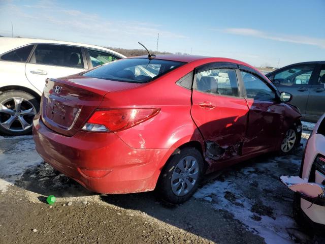  HYUNDAI ACCENT 2016 Червоний