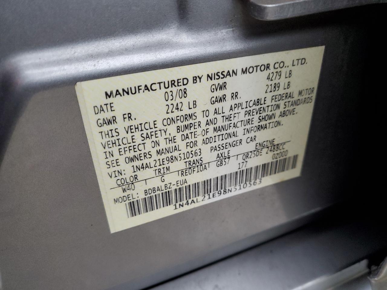 2008 Nissan Altima - Image 12