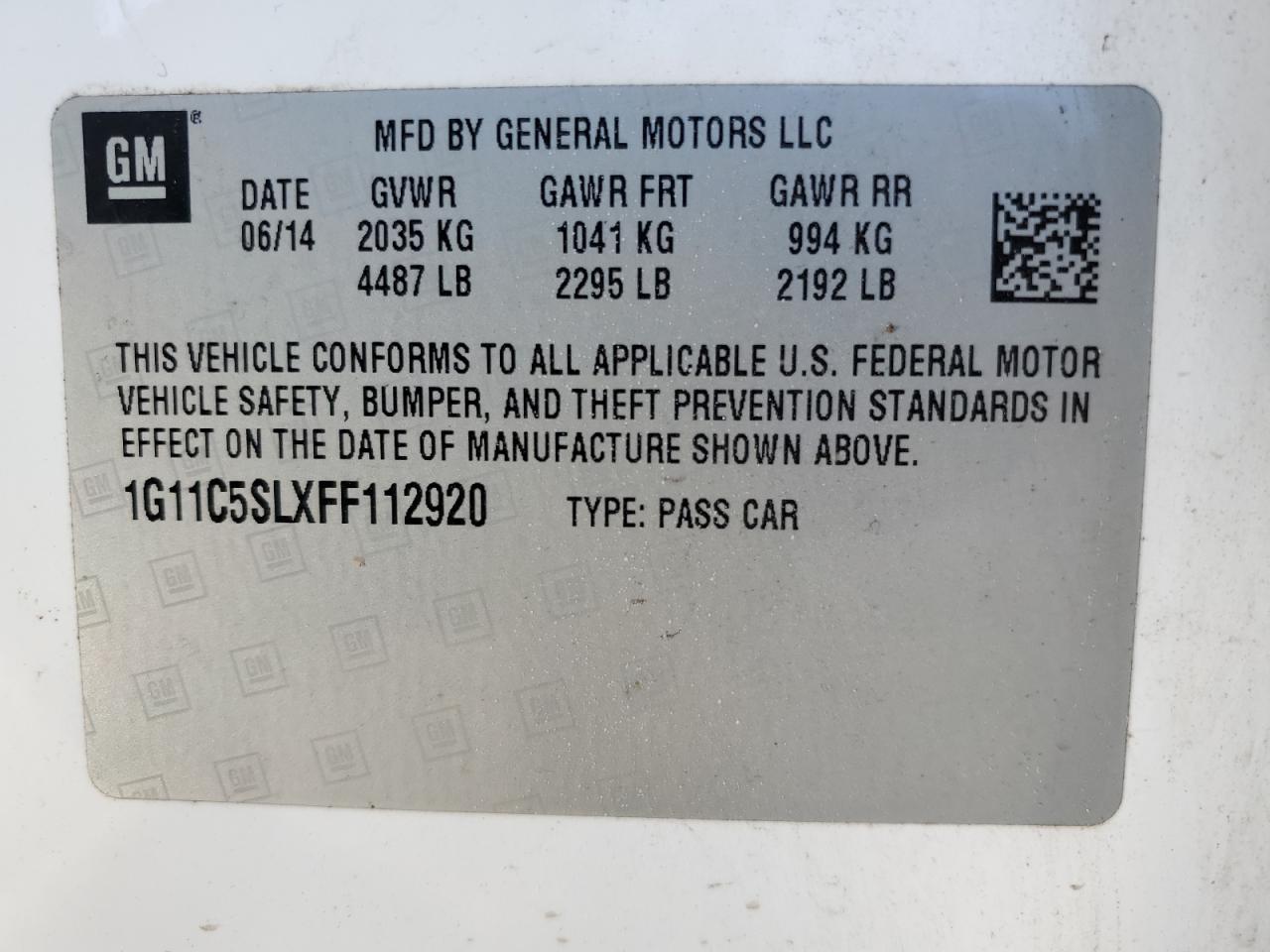 2015 Chevrolet Malibu - Image 14