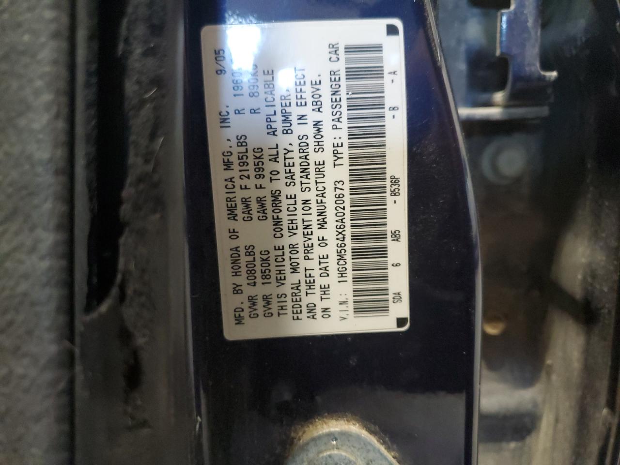 2006 Honda Accord - Image 12