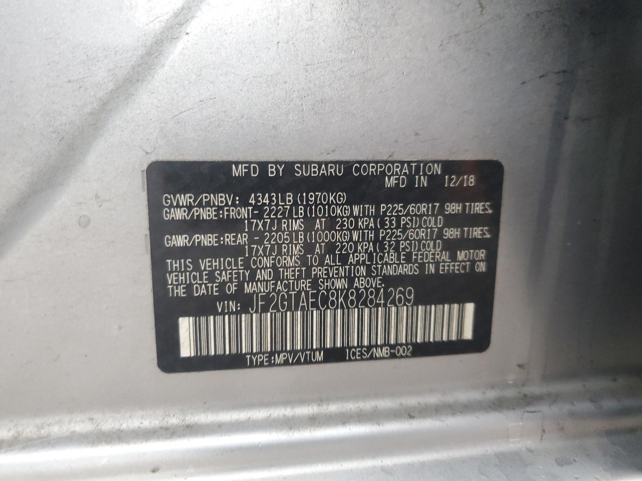 2019 Subaru XV - Image 15