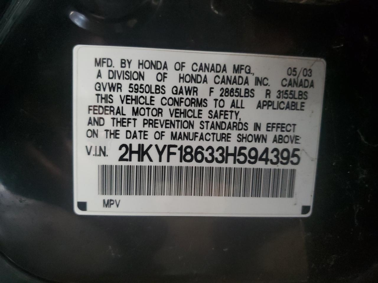 2003 Honda Pilot - Image 13