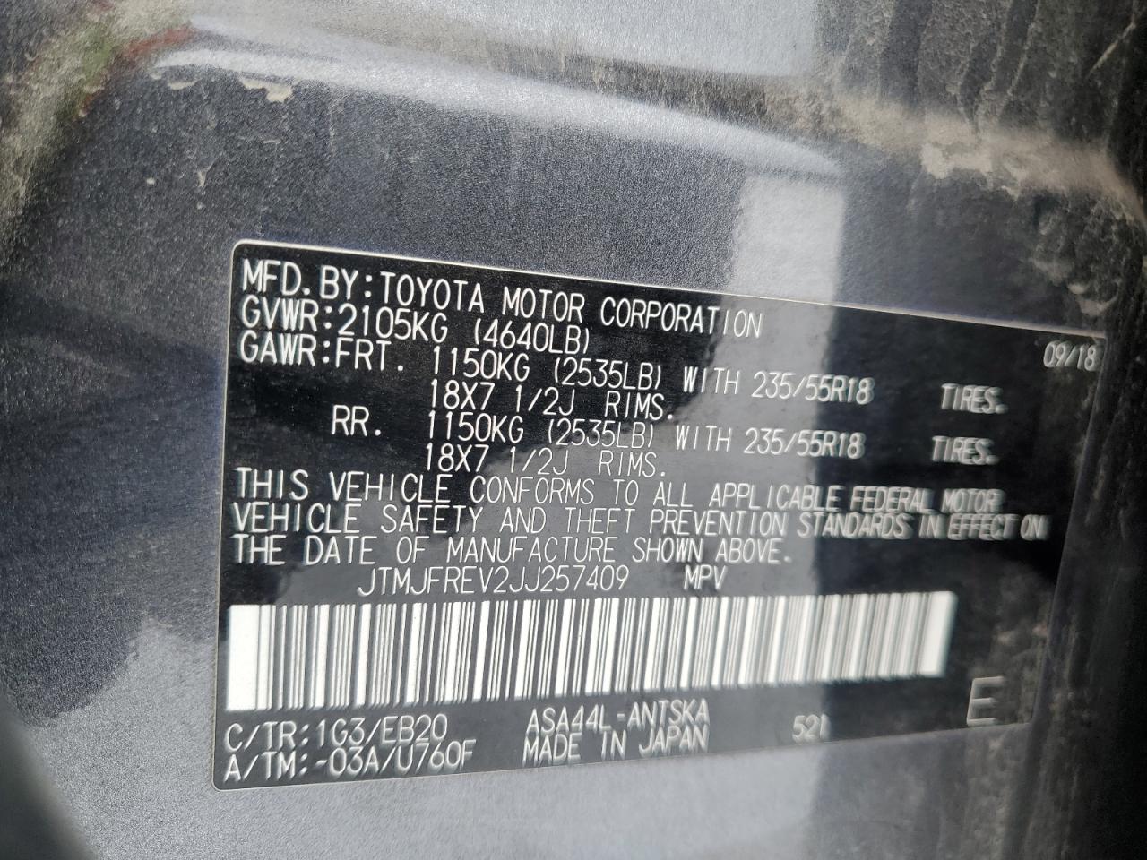 2018 Toyota RAV 4 - Image 13