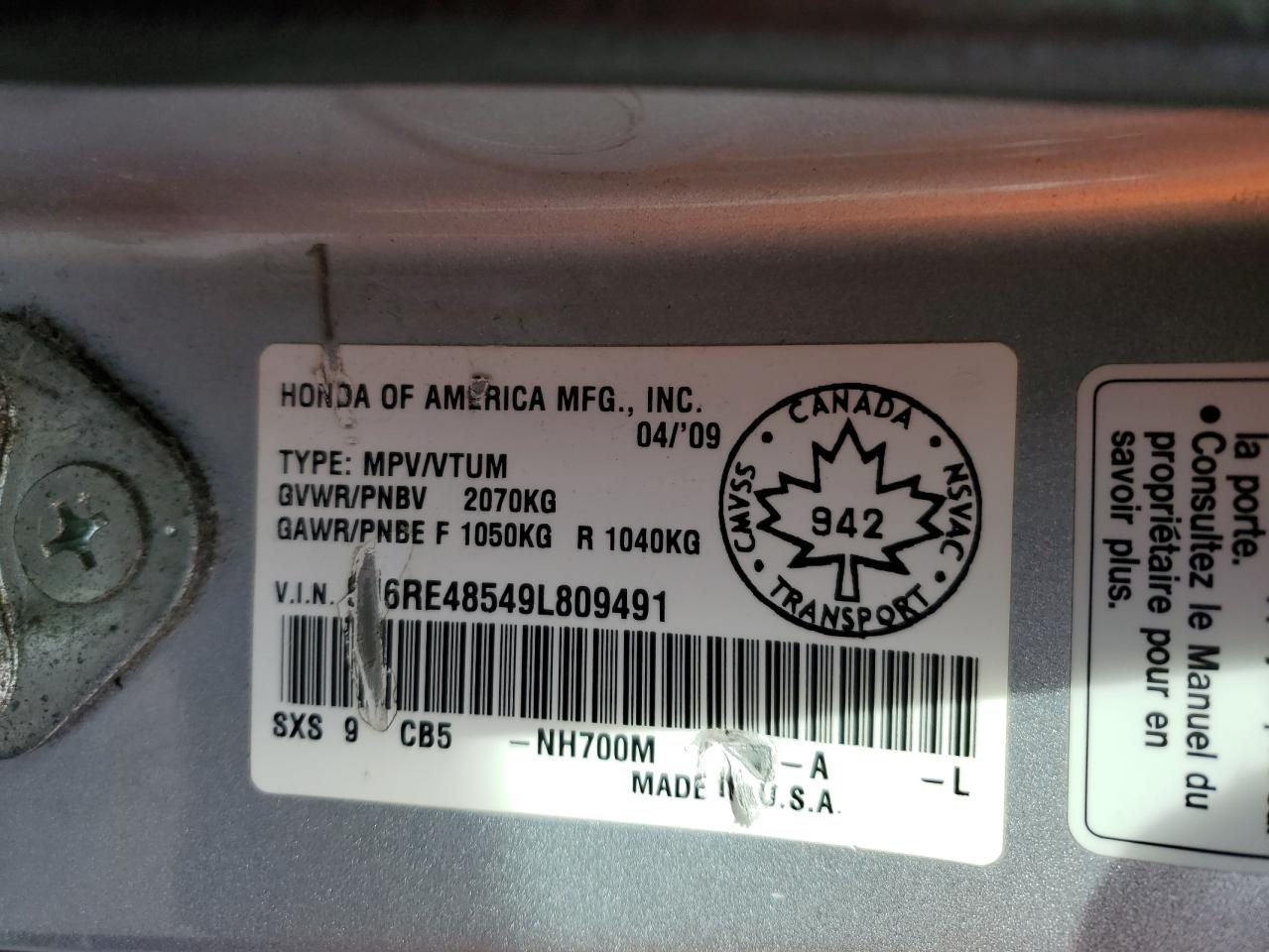 2009 Honda CR-V - Image 14
