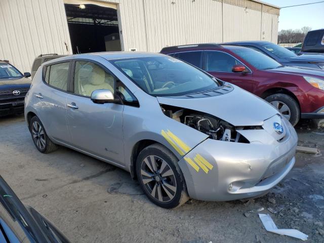  NISSAN LEAF 2015 Сріблястий