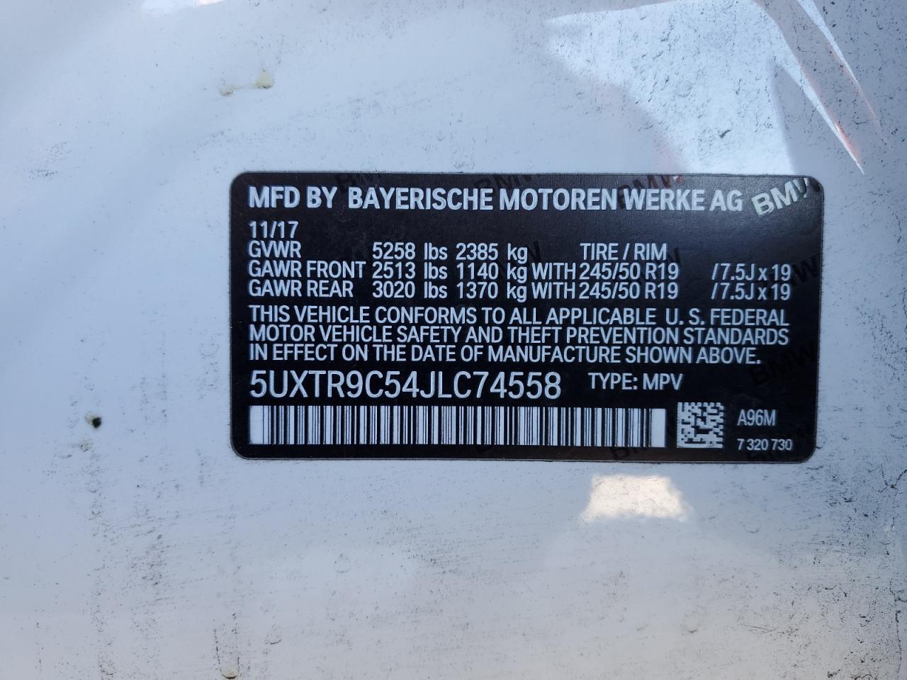 2018 BMW X3 - Image 13