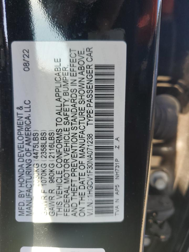 2022 Honda Accord - Image 12