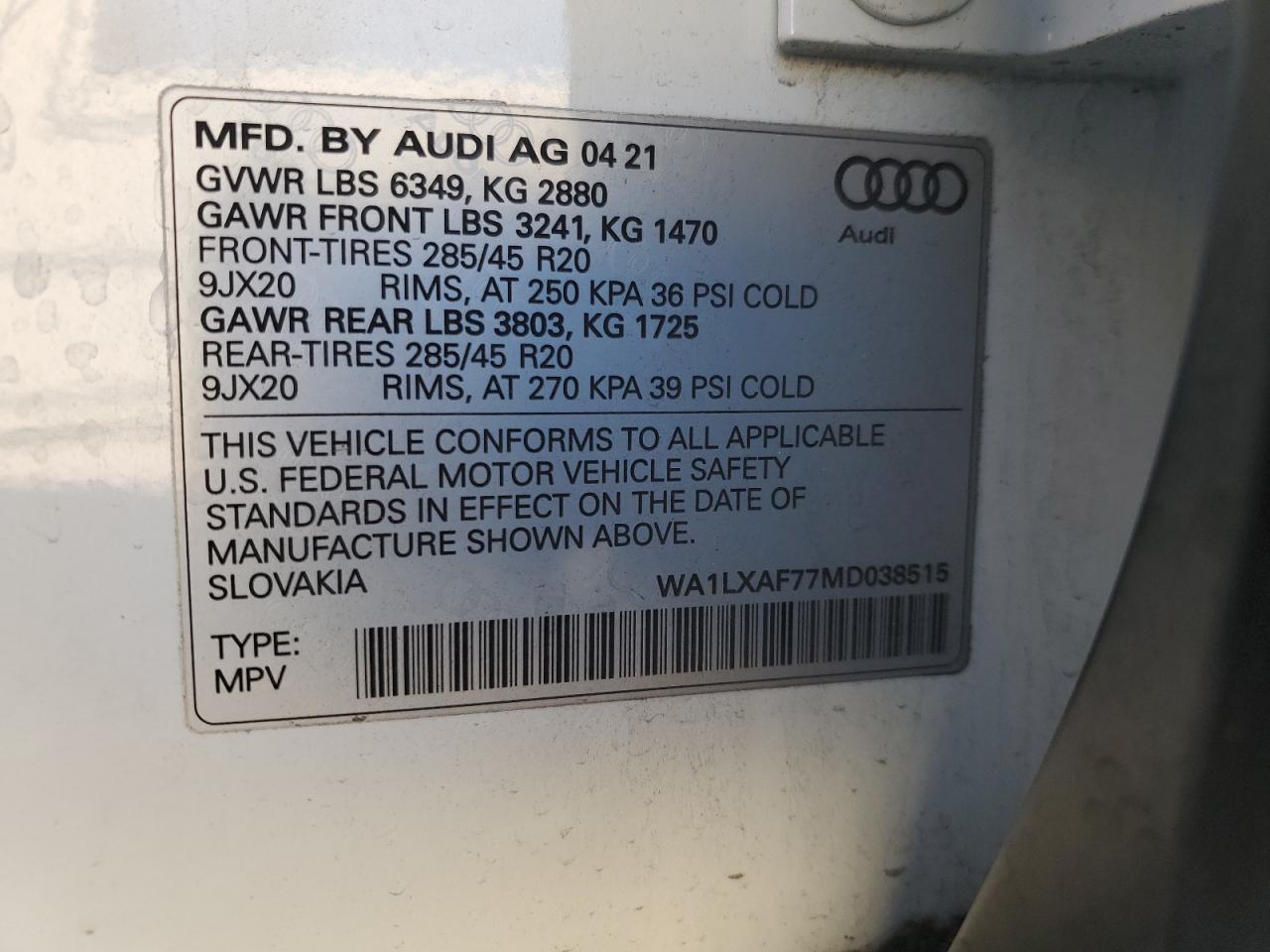2021 Audi Q7 - Image 13