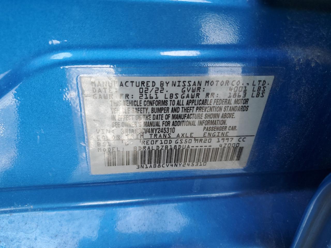 2022 Nissan Sentra - Image 12