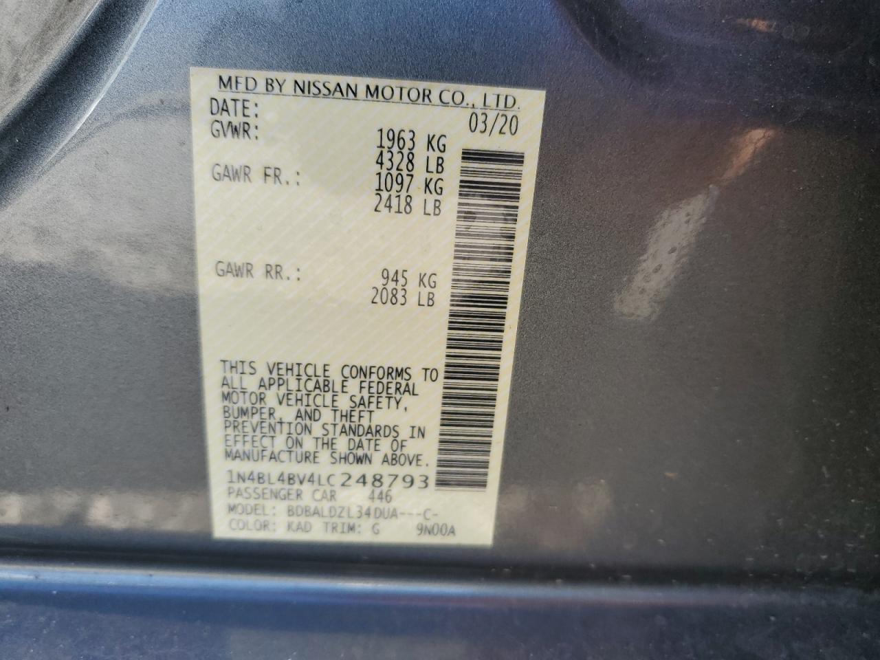 2020 Nissan Altima - Image 15