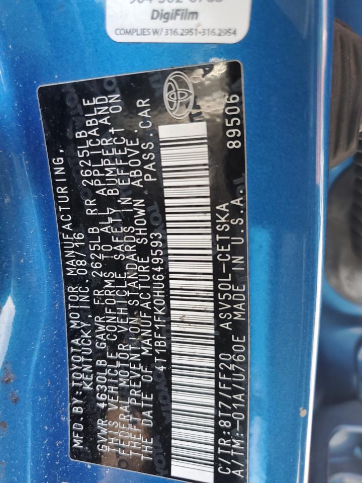 2017 Toyota Camry - Image 12