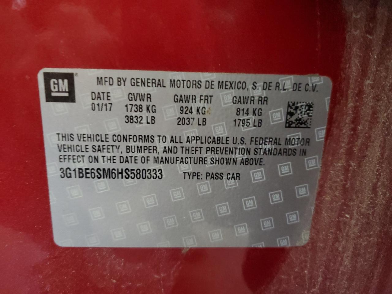 2017 Chevrolet Cruze - Image 12