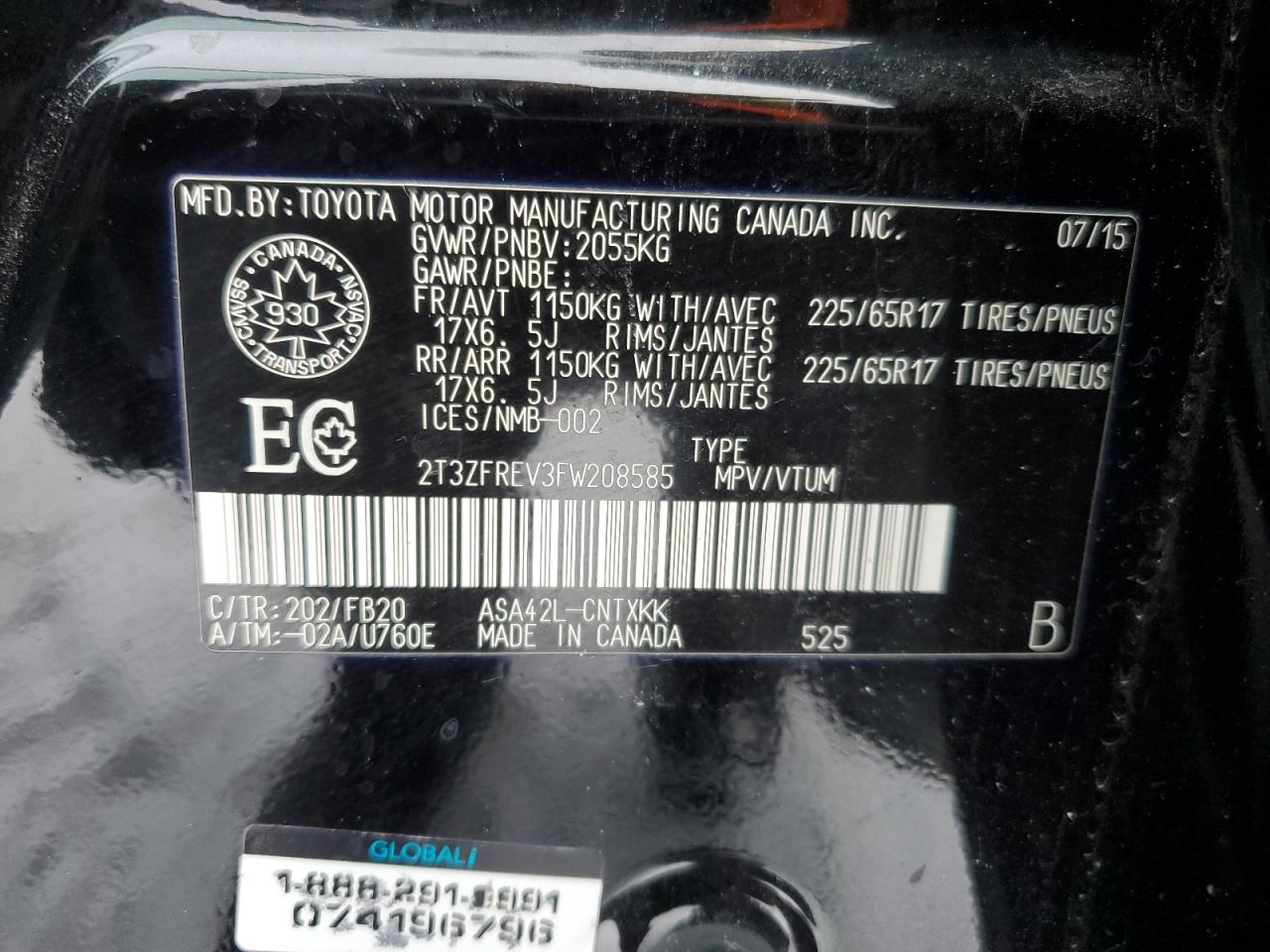 2015 Toyota RAV 4 - Image 14