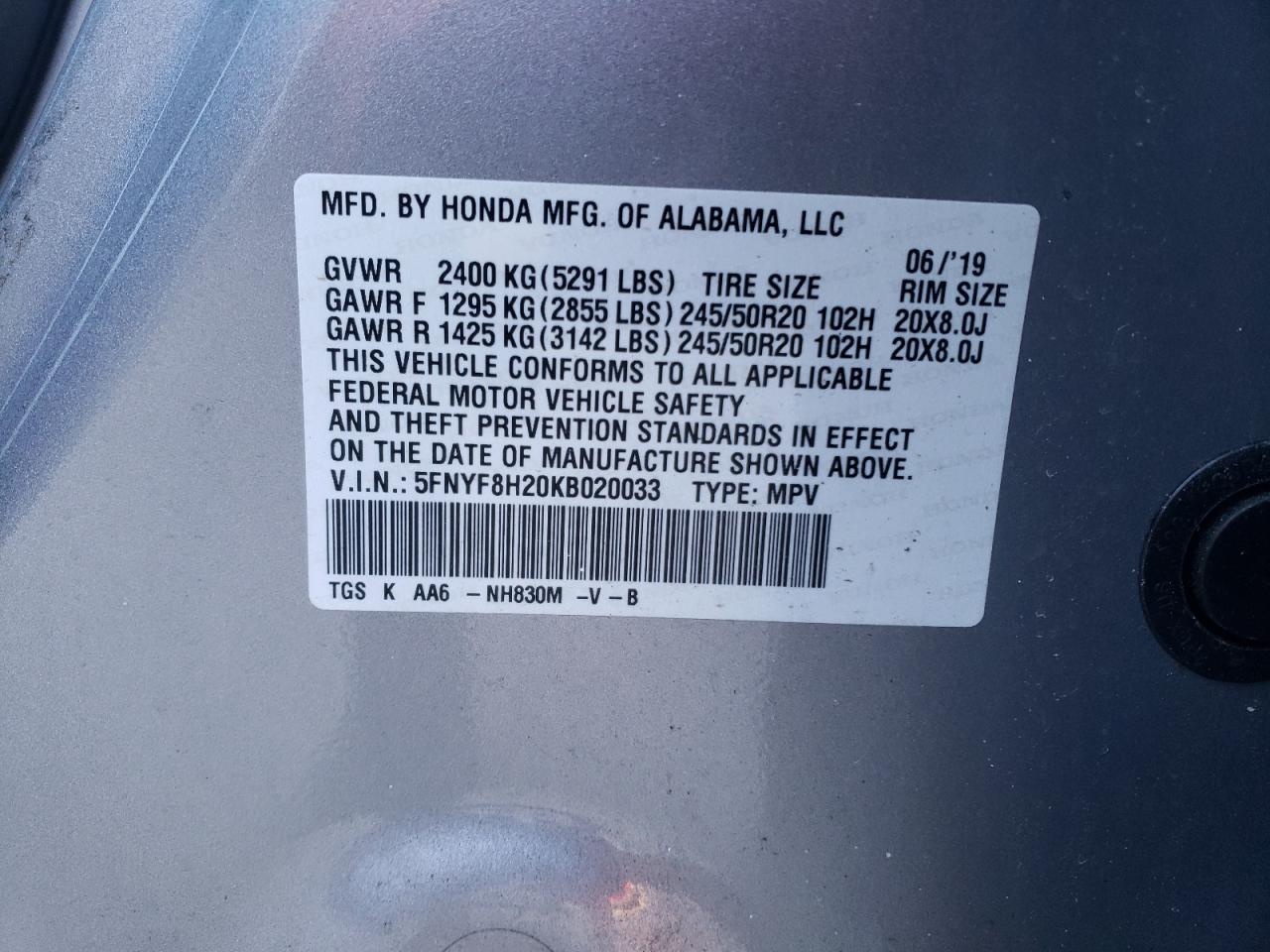 2019 Honda Passport - Image 13