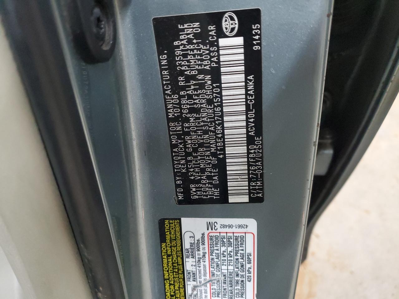 2007 Toyota Camry - Image 12