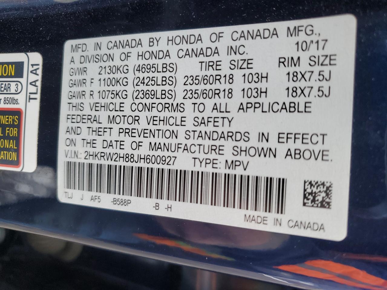 2018 Honda CR-V - Image 13