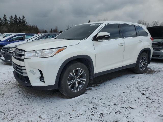 2019 TOYOTA HIGHLANDER LE for sale at Copart ON - TORONTO