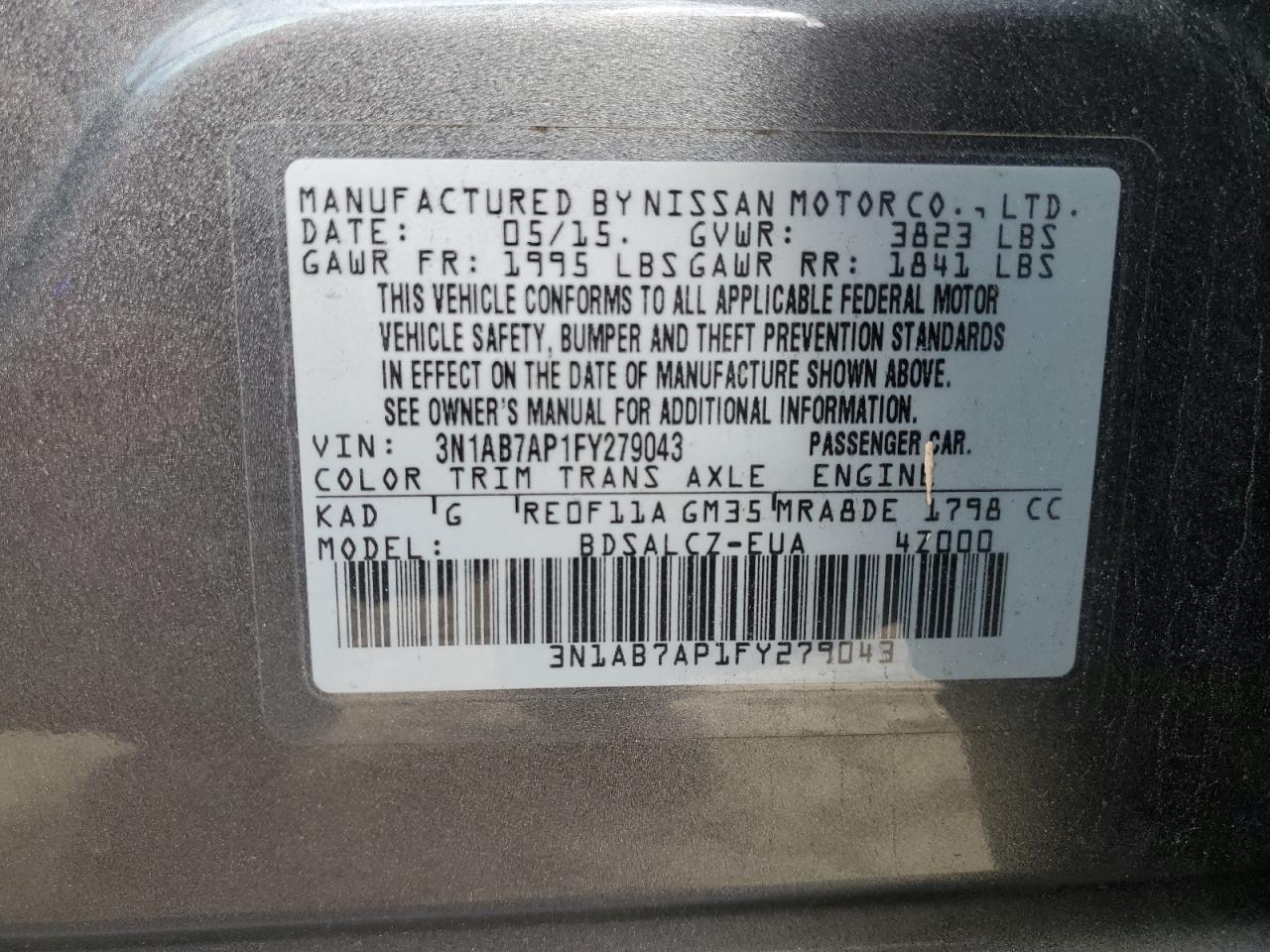 2015 Nissan Sentra - Image 12