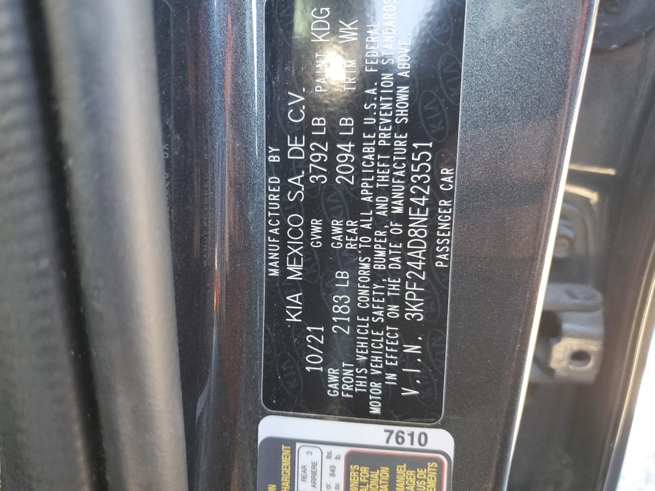 2022 Kia Forte - Image 12