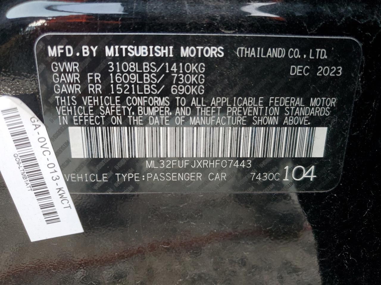 2024 Mitsubishi Mirage - Image 12