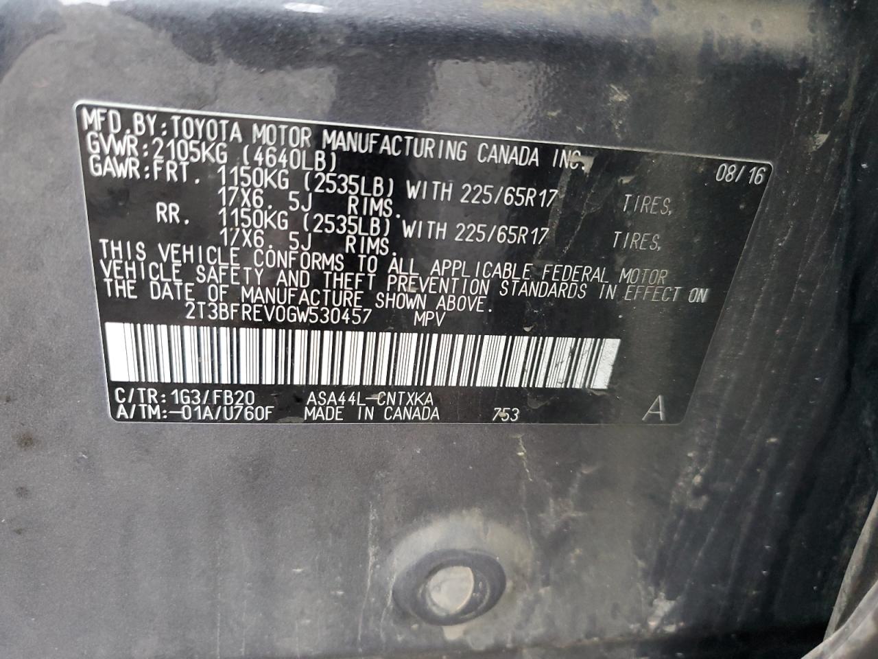 2016 Toyota RAV 4 - Image 13