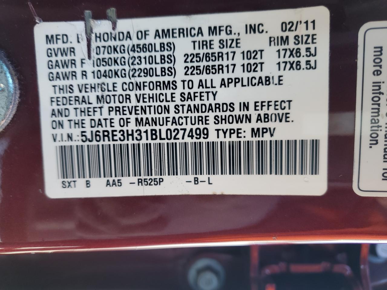 2011 Honda CR-V - Image 13