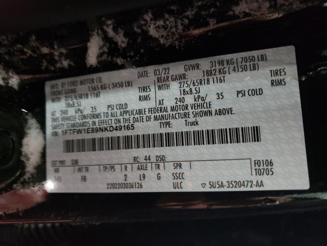 2022 Ford F-150 - Image 15