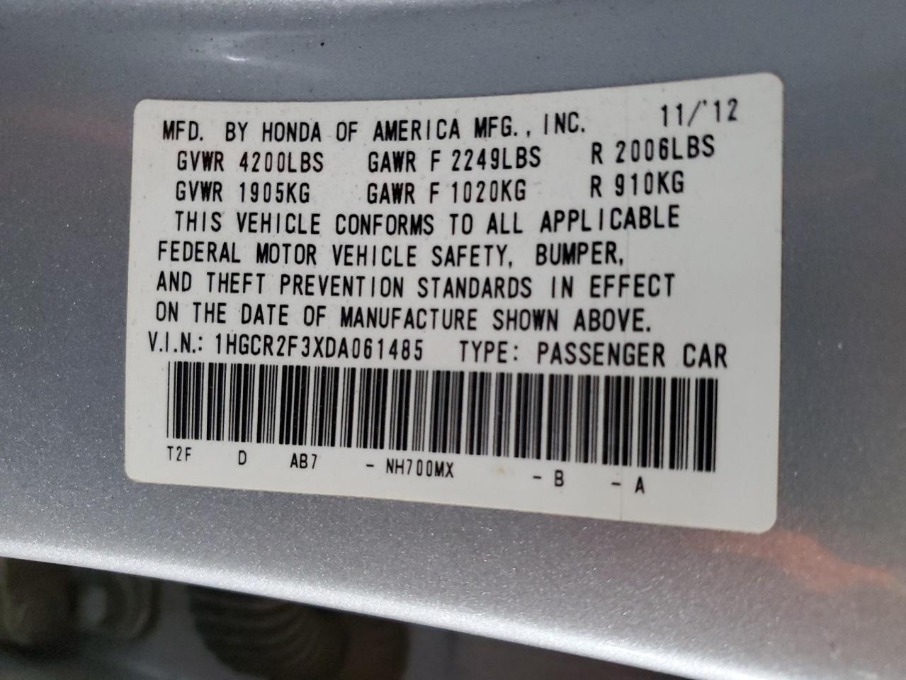 2013 Honda Accord - Image 14