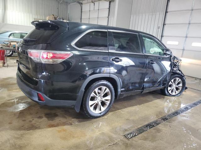  TOYOTA HIGHLANDER 2015 Чорний