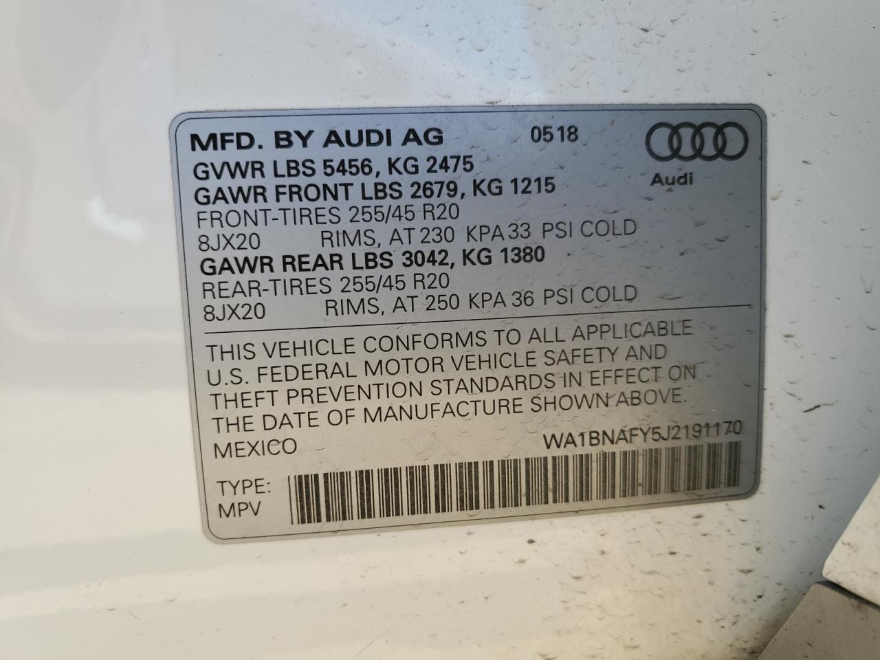 2018 Audi Q5 - Image 13