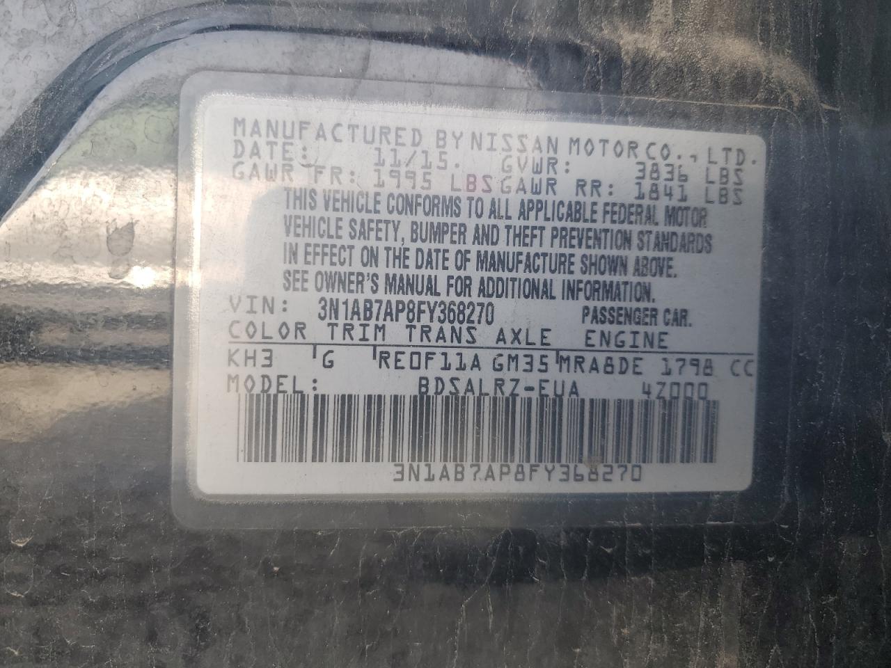 2015 Nissan Sentra - Image 12