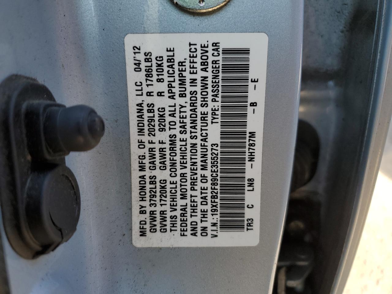 2012 Honda Civic - Image 12