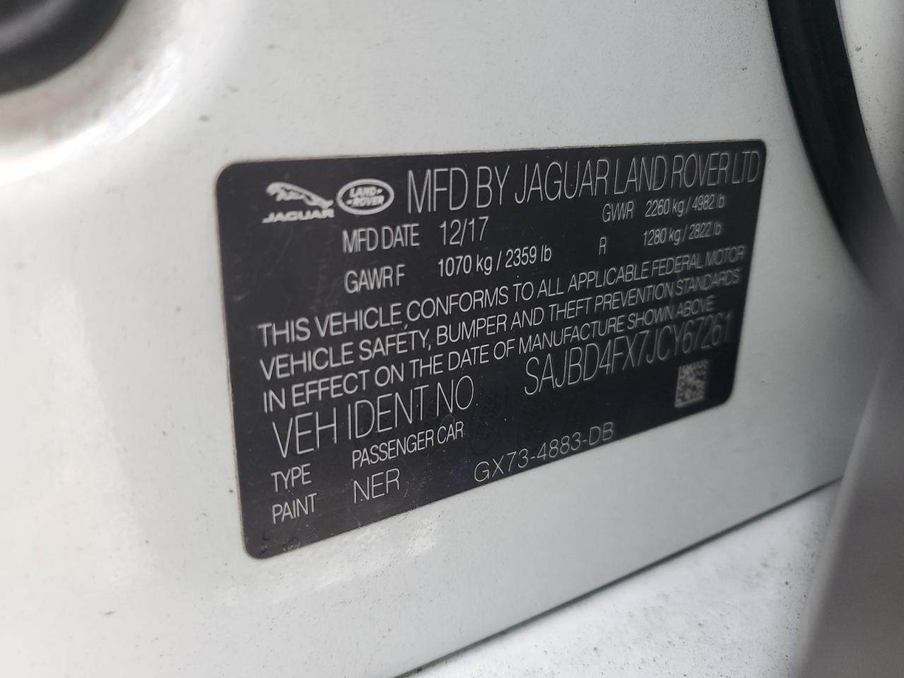 2018 Jaguar XF - Image 12
