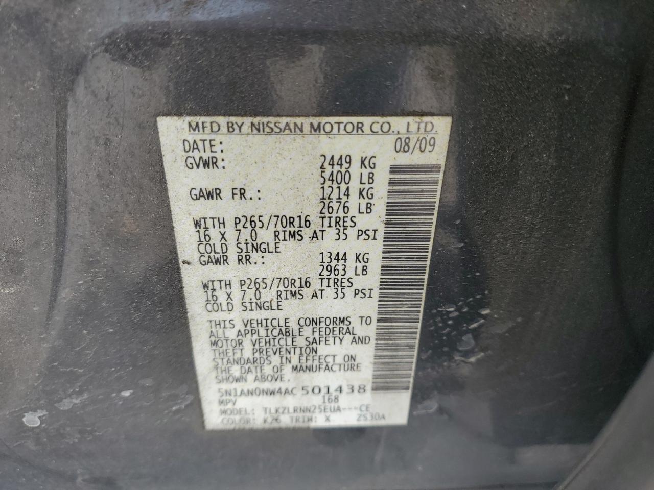 2010 Nissan XTerra - Image 13