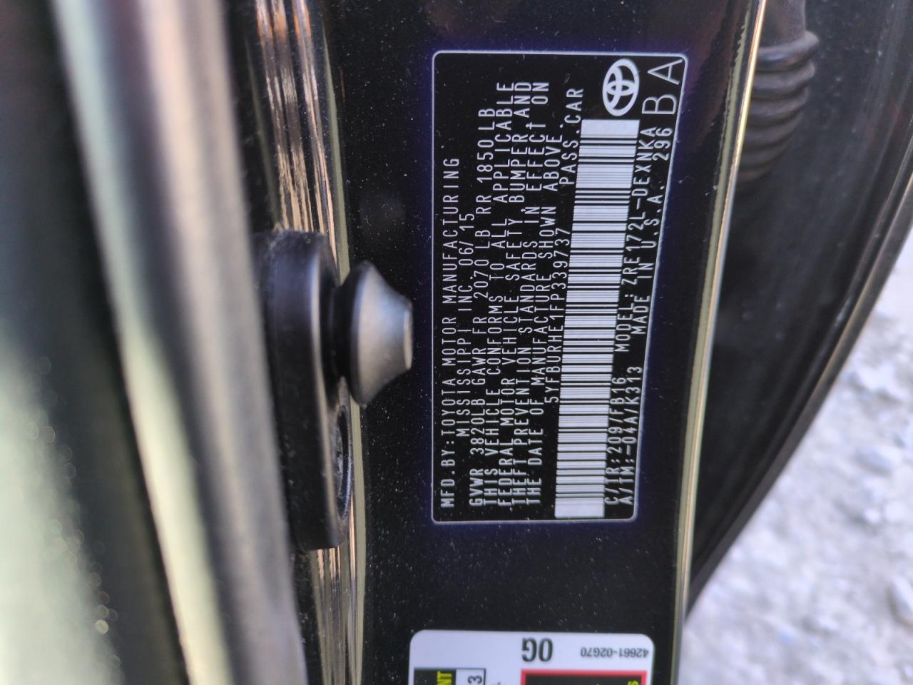 2015 Toyota Corolla - Image 12