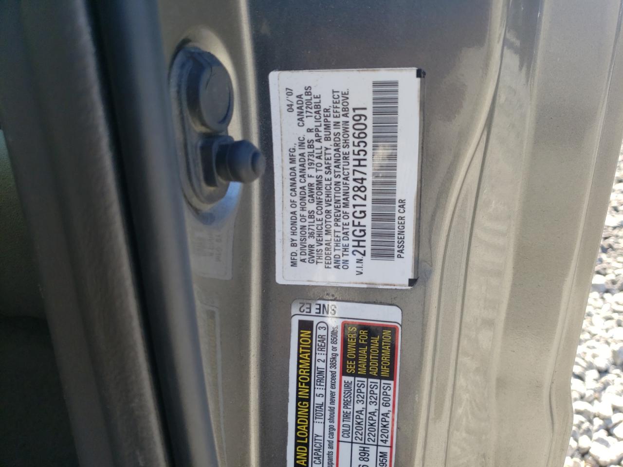 2007 Honda Civic - Image 12