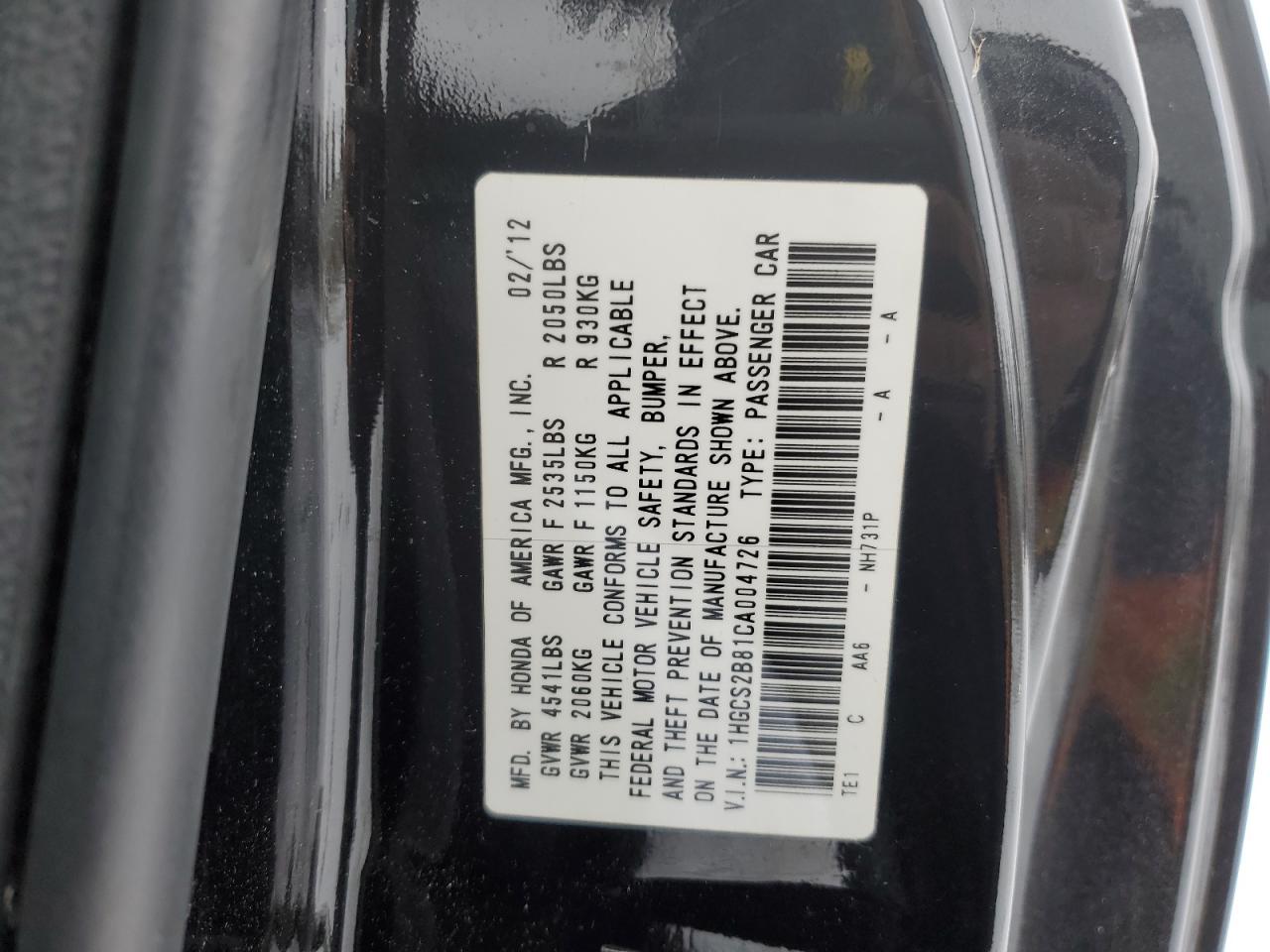 2012 Honda Accord - Image 12
