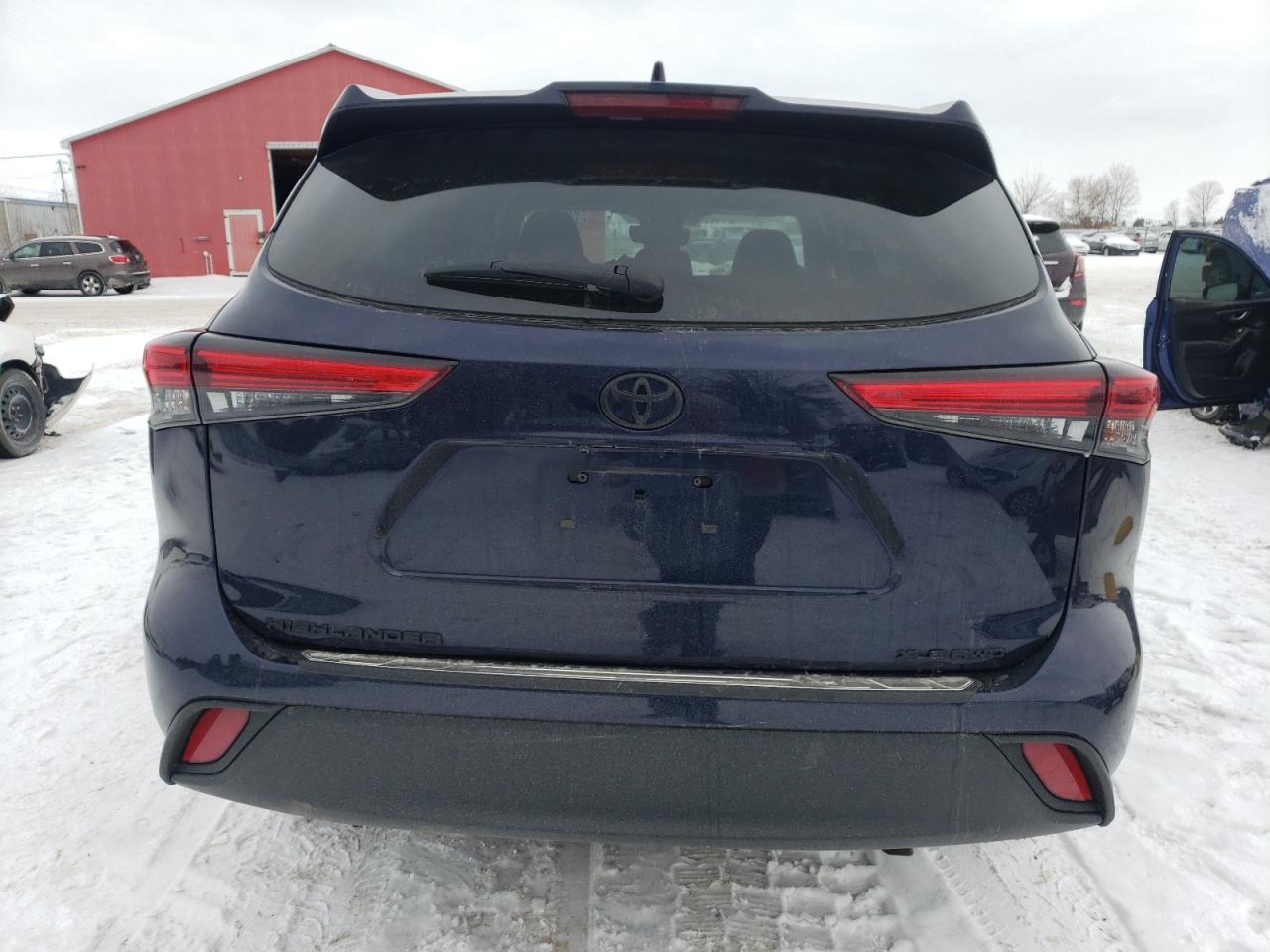 2022 Toyota Highlander Xle VIN: 5TDGZRBH7NS560159 Lot: 89290185