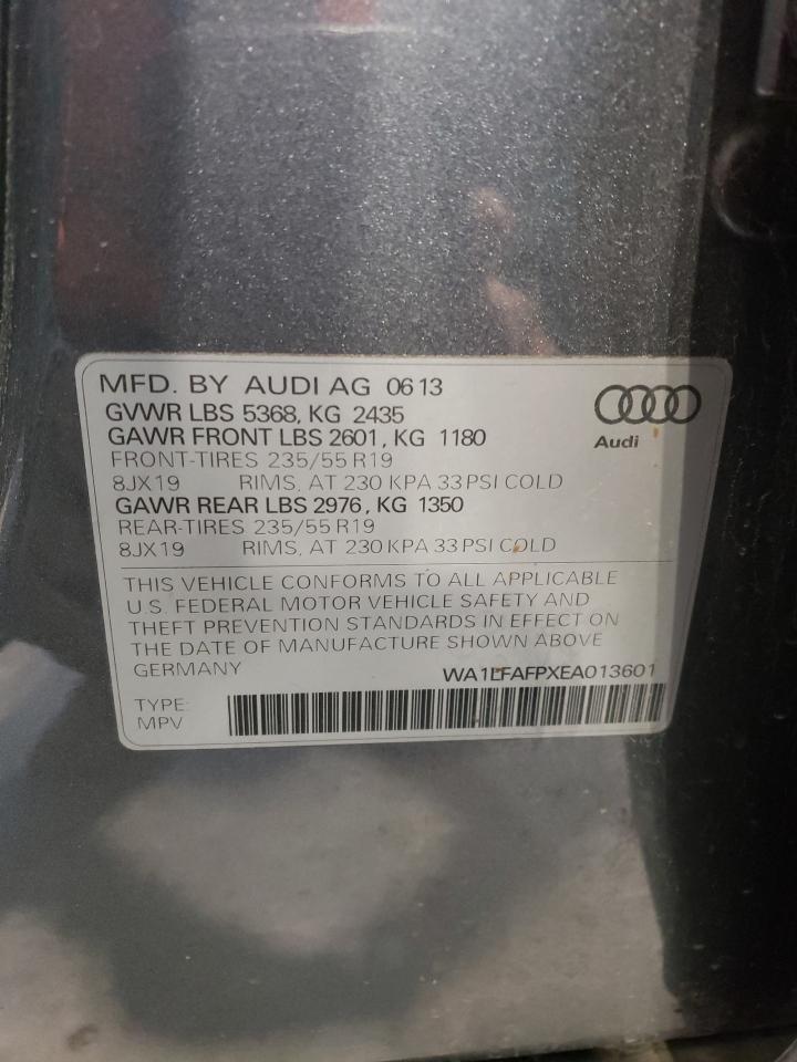 VIN WA1LFAFPXEA013601 2014 AUDI Q5 no.13