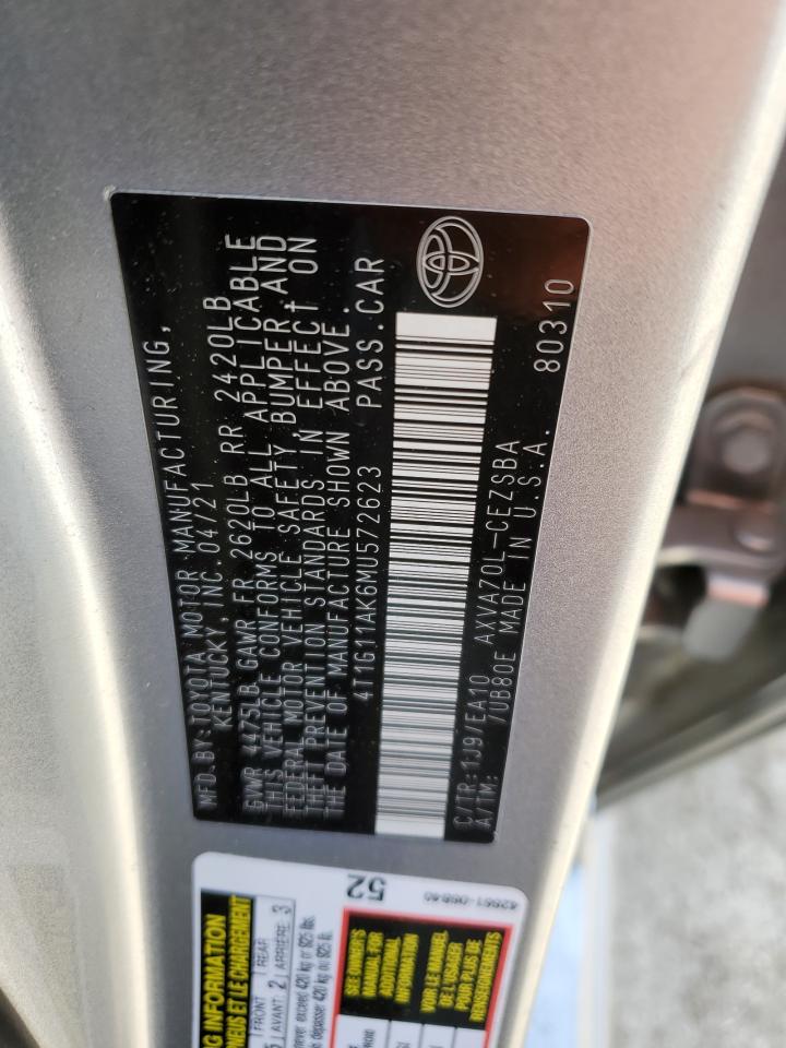 2021 Toyota Camry - Image 12