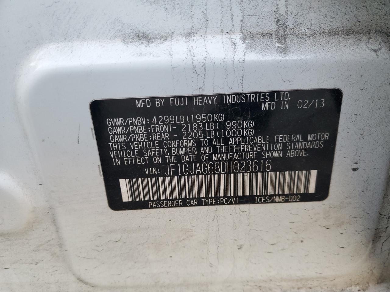 2013 Subaru Impreza - Image 13