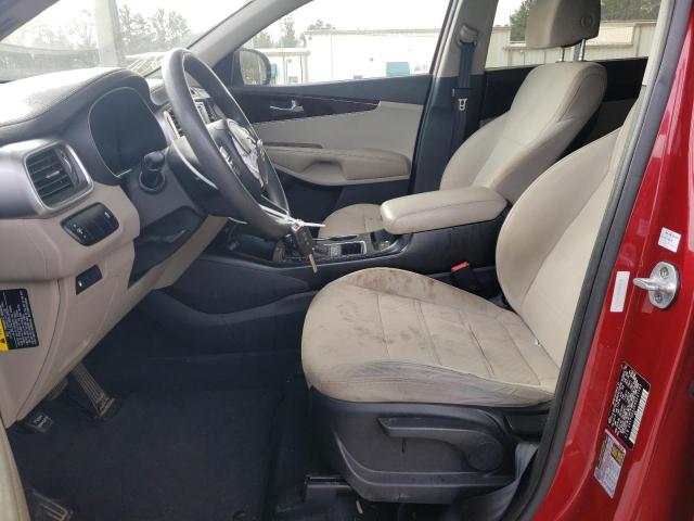  KIA SORENTO 2017 Червоний