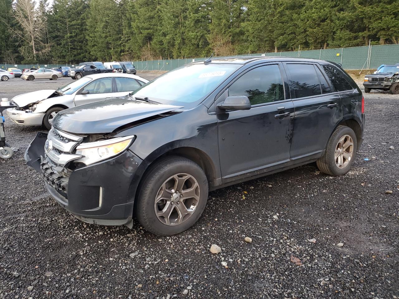 VIN 2FMDK3JCXEBA96145 2014 FORD EDGE no.1