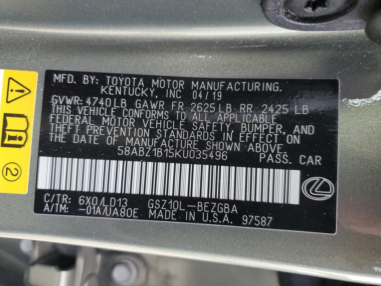 2019 Lexus ES - Image 14