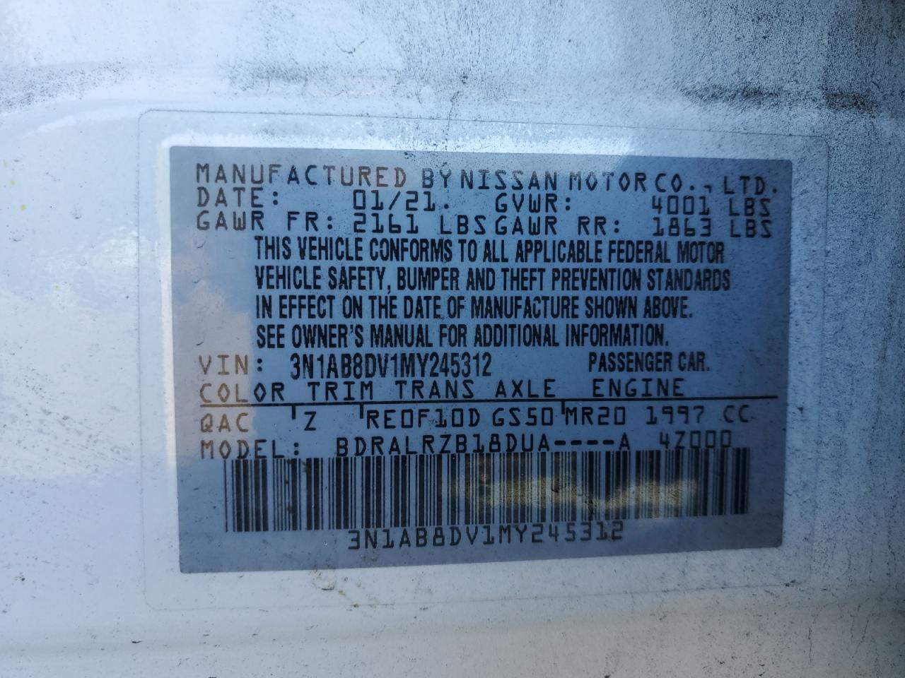2021 Nissan Sentra - Image 12