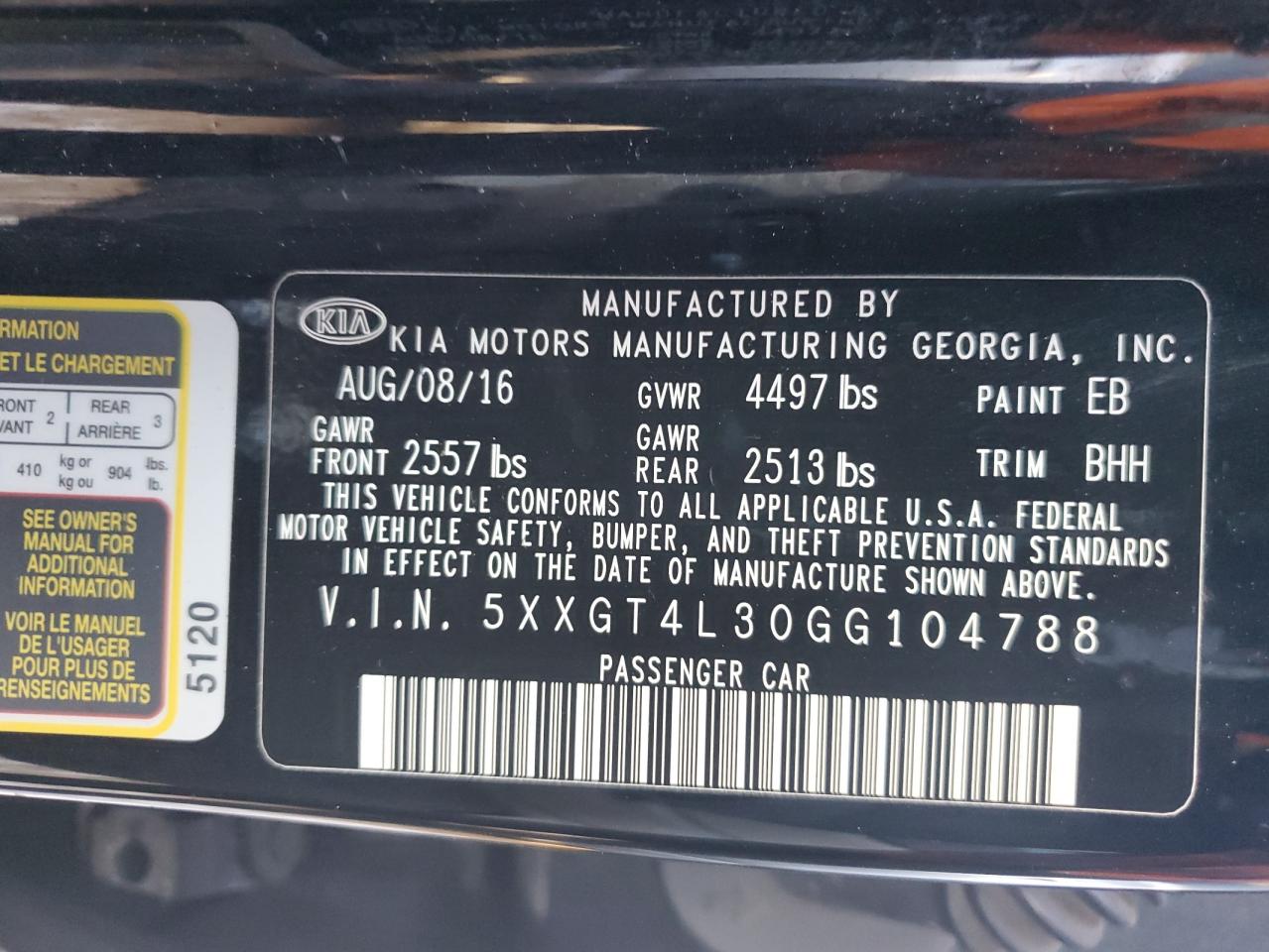2016 Kia Optima - Image 12