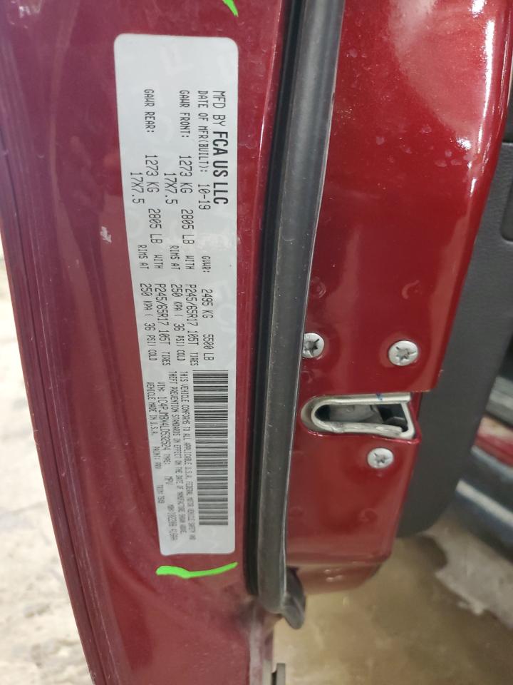 2020 Jeep Cherokee Trailhawk VIN: 1C4PJMBX4LD532524 Lot: 89261455