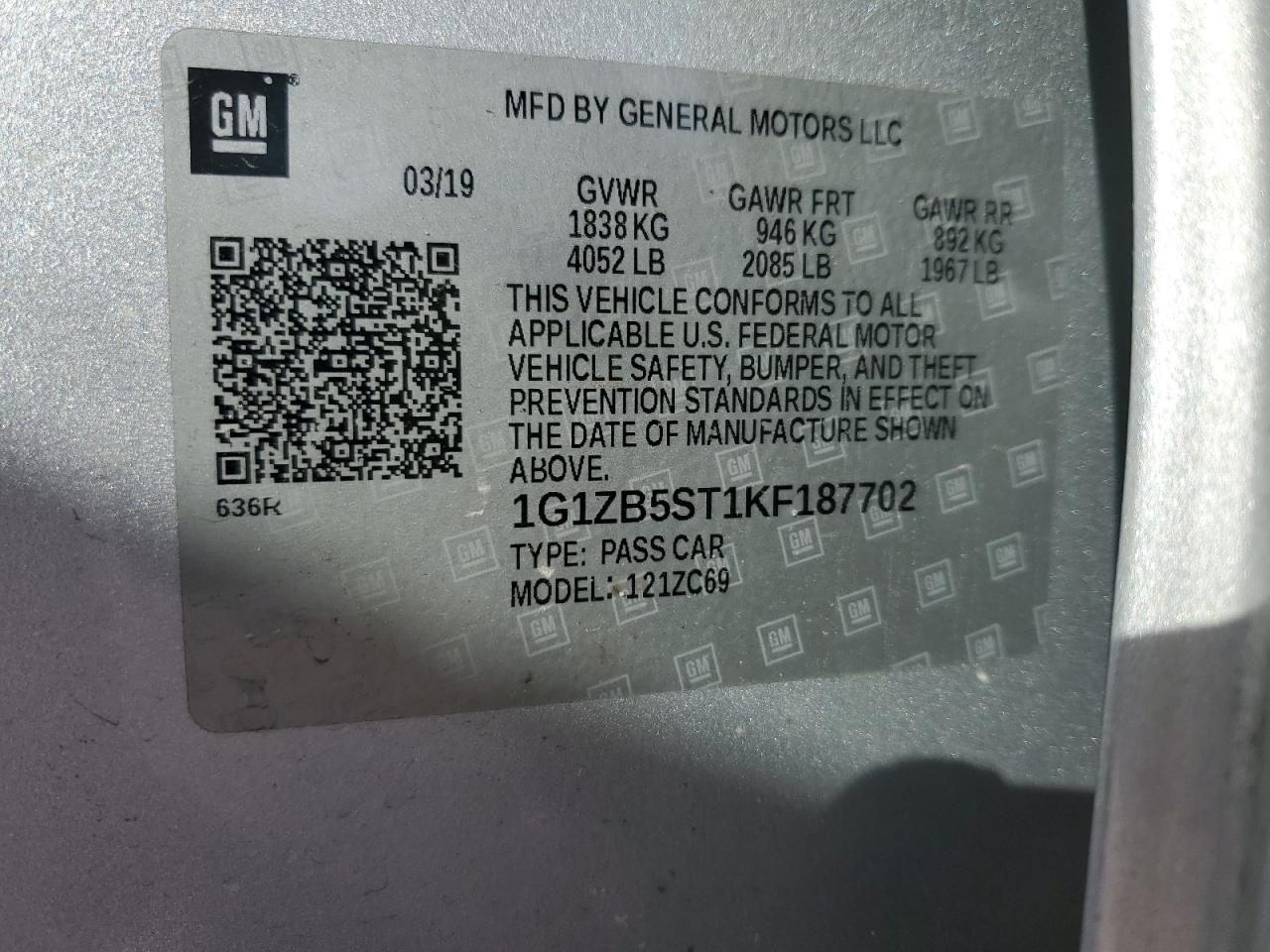 2019 Chevrolet Malibu - Image 13