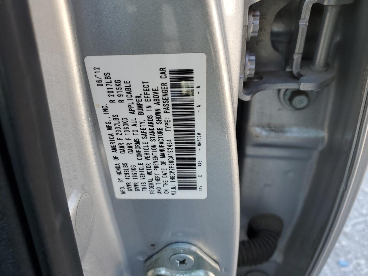 2012 Honda Accord - Image 12