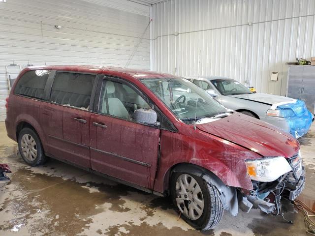 Minivans DODGE CARAVAN 2014 Burgundy